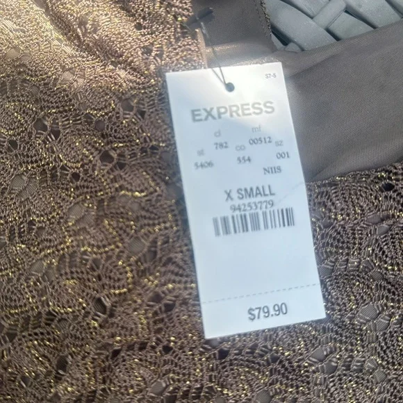 Elegant Black and Brown Women's Dress - Picture 3 of 7